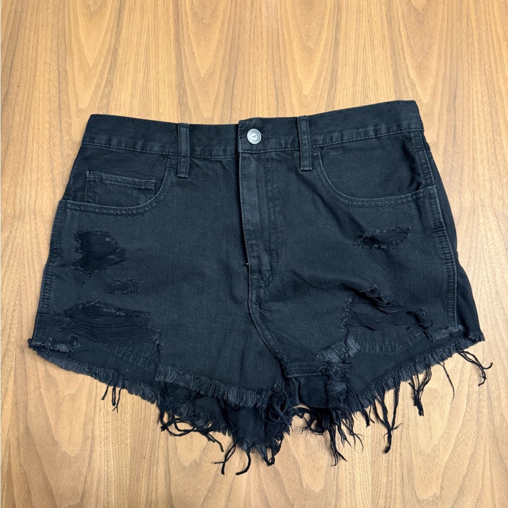 Hollister Black High Rise Festival Shorts